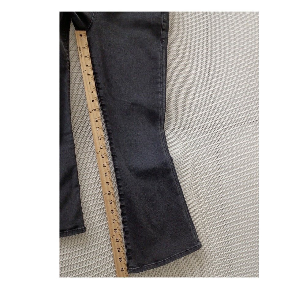 FRAME Le Crop Mini Boot‎ Jeans 29x26 Brisbane Band Gray Cropped Flare NWOT Denim - Picture 8 of 12
